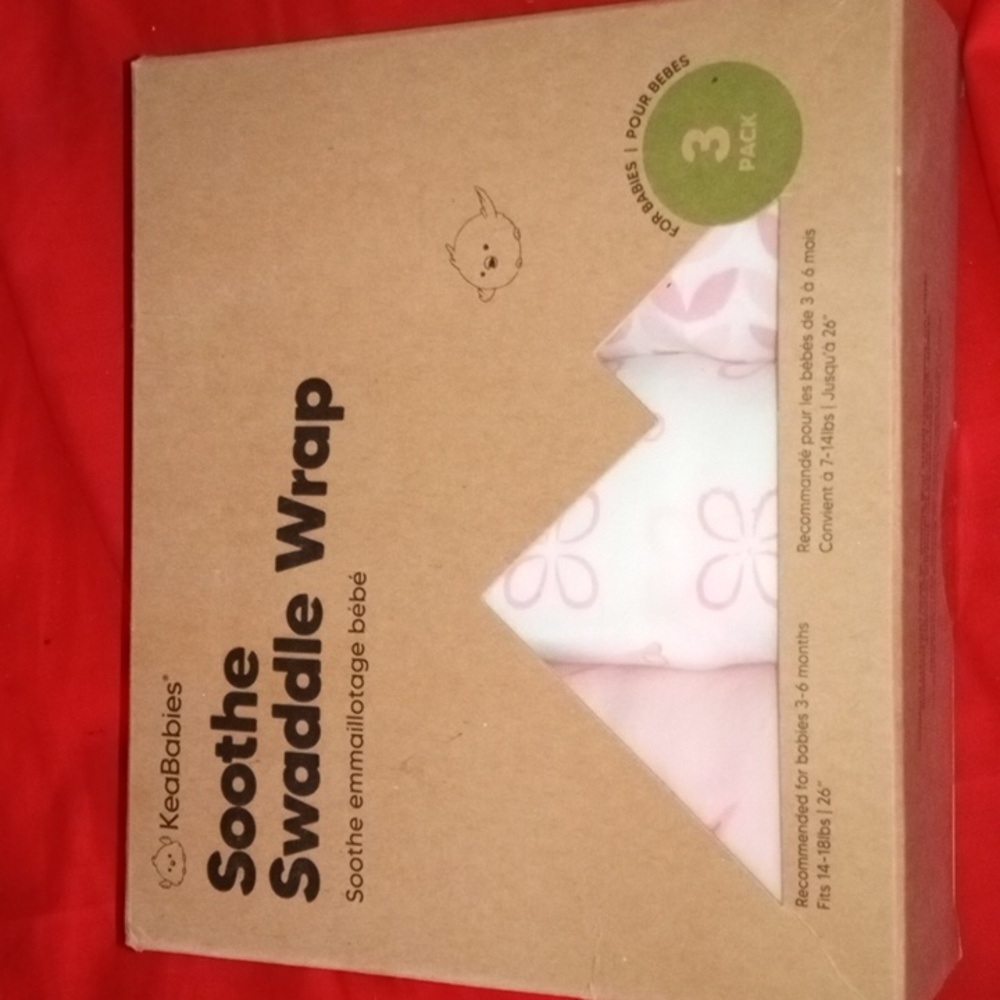 KeaBabies Soothe Swaddle Wrap 3 pack